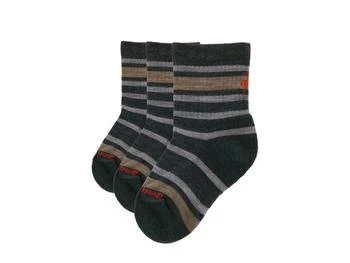 SmartWool | Hike Light Cushion Striped Crew Socks 3-Pack (Toddler/Little Kid/Big Kid),商家Zappos,价格¥269
