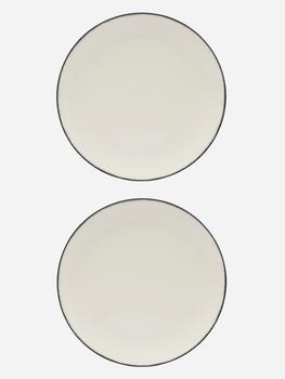 商品Serax | X Ann Demeulemeester set of two porcelain plates,商家MATCHESFASHION,价格¥662图片
