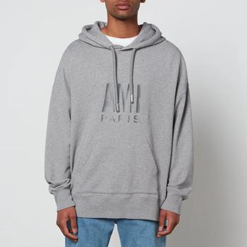 推荐AMI Men's Paris Hoodie - Heather Grey商品