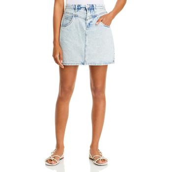 商品[BLANKNYC] | [BLANKNYC] Womens Denim Above Knee Denim Skirt,商家BHFO,价格¥85图片