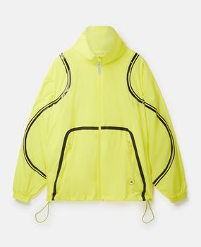 推荐Stella McCartney - TruePace Woven Trainingsuit Plus Size Jacket, Woman, Shock Yellow, Size: XL商品