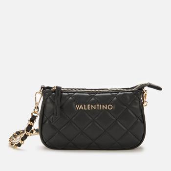 推荐Valentino Bags Women's Special Ocarina Small Quilted Cross Body Bag - Black商品