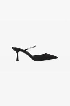 Alexander Wang | DELPHINE 65 LOGO STRAP MULE IN VISCOSE商品图片,