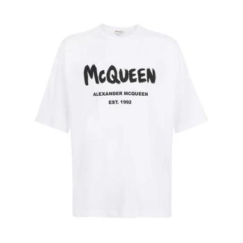 推荐Alexander McQueen 白色男士T恤 704969-QTZ04-0900商品