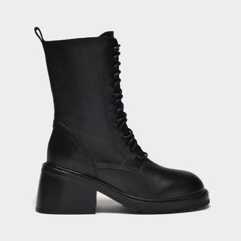 推荐Heike Ankle Boots in Black Leather商品