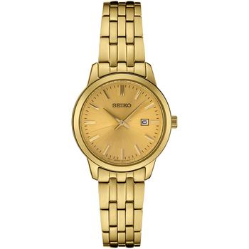 精工女表, Seiko | Women's Essential Gold-Tone Stainless Steel Bracelet Watch 30mm商品图片 9折