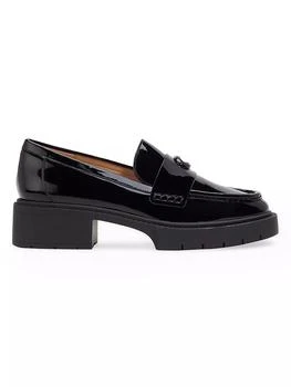 Coach | Leah 38MM Patent Leather Loafers 
