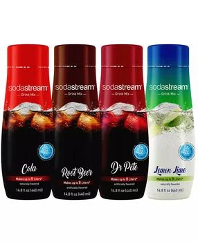 SodaStream | Fountain Style Variety Set of 4, 14.88 oz,商家Macy's,价格¥187