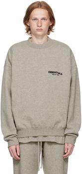 Essentials | Gray Crewneck Sweatshirt商品图片,额外8.5折, 独家减免邮费, 额外八五折
