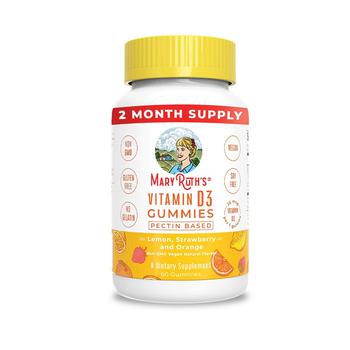 商品MaryRuth Organics | Vitamin D3 Gummies, Strawberry, Org, 60 ct,商家Macy's,价格¥177图片