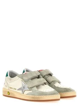 Golden Goose | Golden Goose Kids Ball Star Touch-Strap Sneakers,商家Cettire,价格¥1752