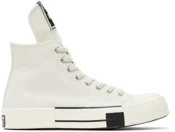 Rick Owens价格, Rick Owens | Off-White Converse Edition Drkstar Hi Sneakers商品图片 额外8.5折, 额外八五折