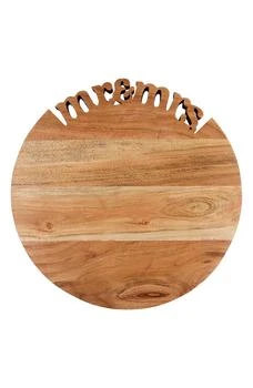 CREATIVE BRANDS | Mr & Mrs Wood Serving Tray,商家Nordstrom Rack,价格¥210