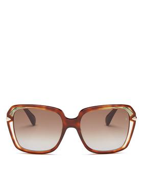 推荐Unisex Square Sunglasses, 57mm商品