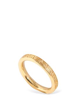 范思哲戒指正品, Versace | Greek Motif Small Fedina Ring商品图片 额外8折, 额外八折