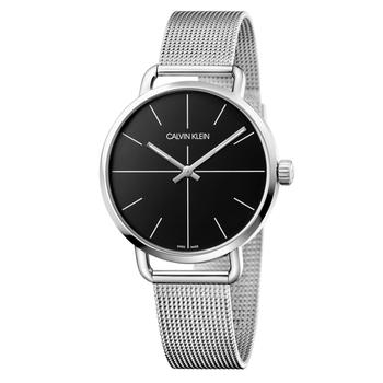 推荐Calvin Klein Men's K7B21126 Even 42mm Silver Dial Stainless Steel Watch商品