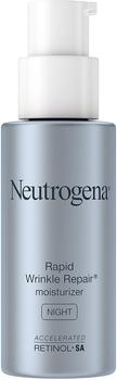 Neutrogena | Neutrogena Rapid Wrinkle Repair Retinol Night Face Moisturizer, Daily Anti-Aging Face Cream with Retinol & Hyaluronic Acid to Fight Fine Lines & Wrinkles, 1 fl. oz商品图片,