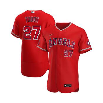 了解迈克达威, NIKE | Men's Mike Trout Red Los Angeles Angels Alternate Authentic Player Jersey商品图片 
