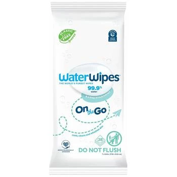 WaterWipes | Plastic-Free Original Baby Wipes, & Hypoallergenic for Sensitive Skin Unscented,商家Walgreens,价格¥21