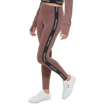 Calvin Klein | Women's Minimal Logo Tape High-Waist Full Length Leggings商品图片,7折