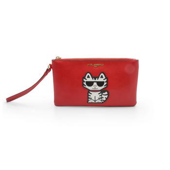 推荐Karl Lagerfeld Paris Maybelle Red Multicolor Faux Leather Wristlet LH0LU604RD9商品