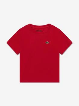 Lacoste | Boys Logo T-Shirt in Red 额外8折, 额外八折