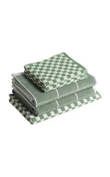 BAINA | BAINA - Organic Cotton Terry Bath Set - Green - Moda Operandi,商家Fashion US,价格¥2478