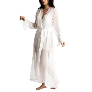 Linea Donatella | Chiffon Keepsake Wrap Robe,商家Macy's,价格¥277