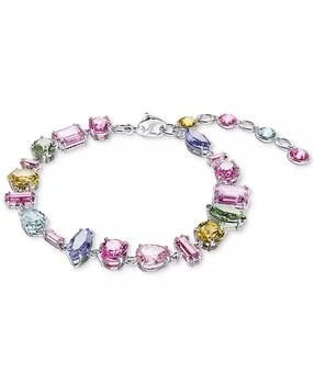 Swarovski | Rhodium-Plated Multicolor Crystal Flex Bracelet,商家Macy's,价格¥1713