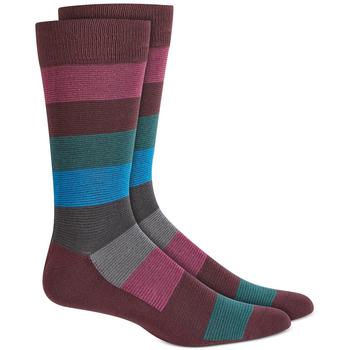 推荐Alfani Mens Knit Striped Crew Socks商品