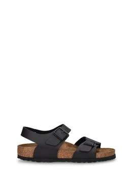 Birkenstock | New York Faux Leather Sandals,商家LUISAVIAROMA,价格¥376