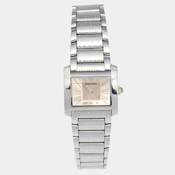 推荐Emporio Armani Champagne Stainless Steel AR5709 Women's Wristwatch 27 mm商品