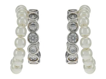 推荐Pearl Caviar Double Huggies Earrings商品