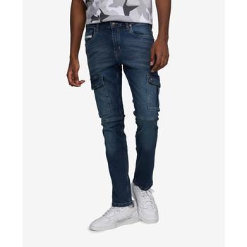 加拿大Ecko Unltd, Ecko Unltd | Men's Skinny Fit Cargo Snap Stretch Jeans商品图片 满$99享7.5折, 满折