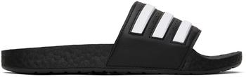 阿迪达斯拖鞋, Adidas | Black & White Adilette Boost Slides商品图片 额外8.5折, 额外八五折