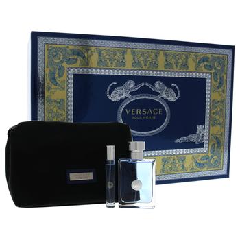范思哲香水评价, Versace | Versace Pour Homme by Versace for Men - 3 Pc Gift Set 3.4oz EDT Spray, 10ml EDT Spray (Mini), Versace Trousse Man商品图片 8.8折