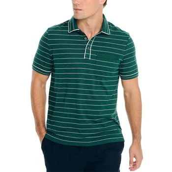 Nautica | Men's Classic-Fit Short Sleeve Stretch Striped Polo Shirt 