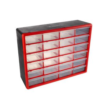 商品Storage Drawers - 24 Compartment organizer Desktop or Wall Mount Container - 24 Bins by Stalwart图片