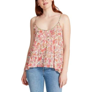 Steve Madden | Steve Madden Womens Marigold Cotton Gathered Tank Top 2折