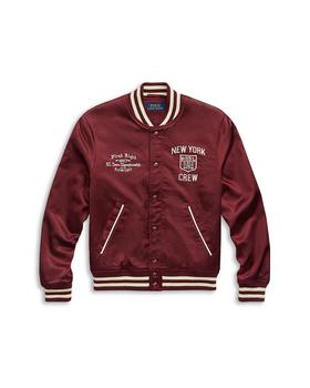 Boys' Varsity-Inspired Satin Jacket - Big Kid