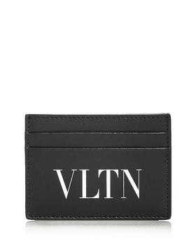 valentino包价格, Valentino | Logo Print Small Leather Card Case商品图片 