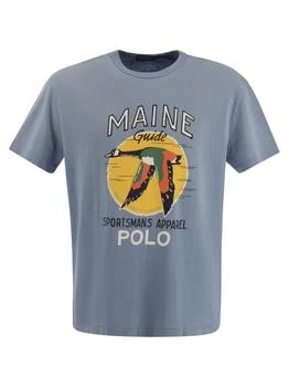 推荐Polo Ralph Lauren Graphic Printed Crewneck T-Shirt商品