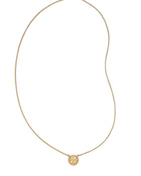 tory burch miller, Tory Burch | Miller Pave Logo Delicate Necklace商品图片 