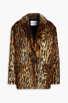 推荐Leopard-print faux fur jacket商品