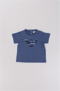 商品Emporio Armani | EMPORIO ARMANI T-shirt baby Light blue,商家DRESTIGE,价格¥584图片