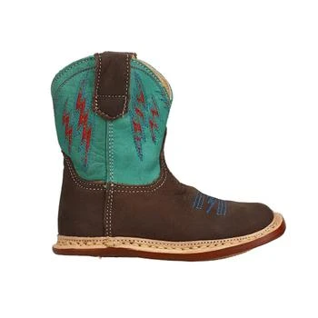 Roper | Cowbaby Embroidery Square Toe Cowboy Boots (Infant),商家SHOEBACCA,价格¥350