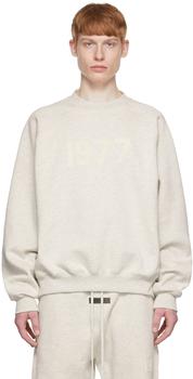 Essentials | Off-White Cotton Sweatshirt商品图片,6.9折