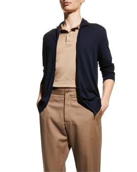 推荐Men's Fine 16-Gauge Zip Sweater商品