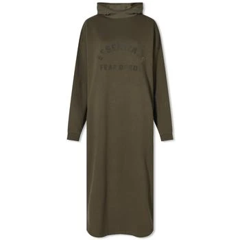 Essentials | Fear of God ESSENTIALS Nylon Fleece Hooded Dress - Ink 