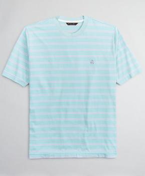 Brooks Brothers | Supima® Cotton Multi-Stripe T-Shirt商品图片,